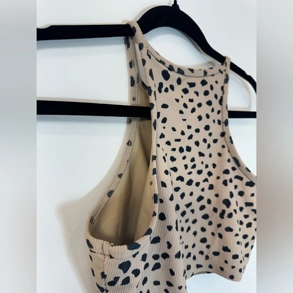 Beach Riot Ribbed Anna Tank Leopard Spot - Picture 6 of 10